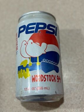 Woodstock 94 25th Anniversary Pepsi Can RARE.